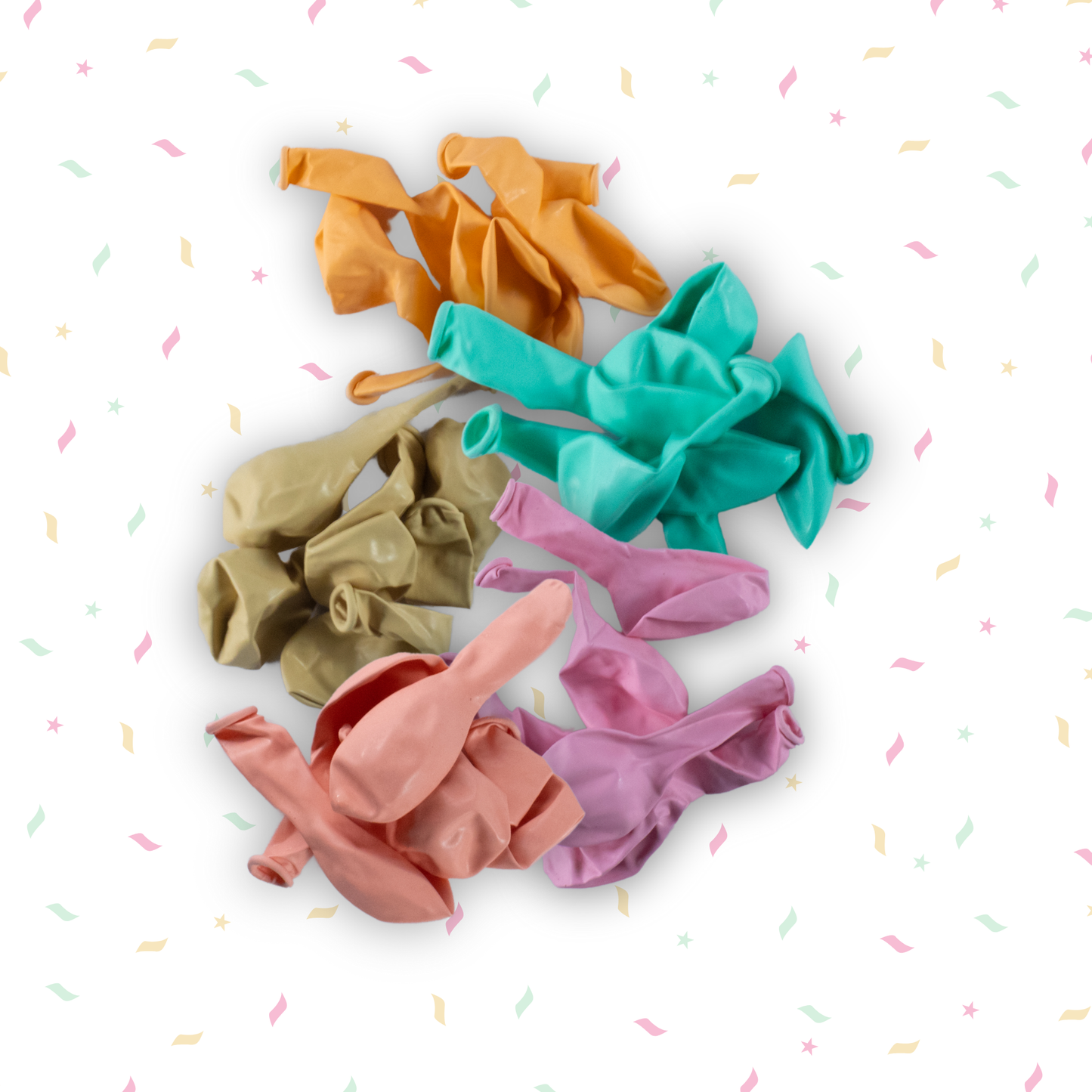 Party Pops - Peach Pastel Balloon (Pack of 50)