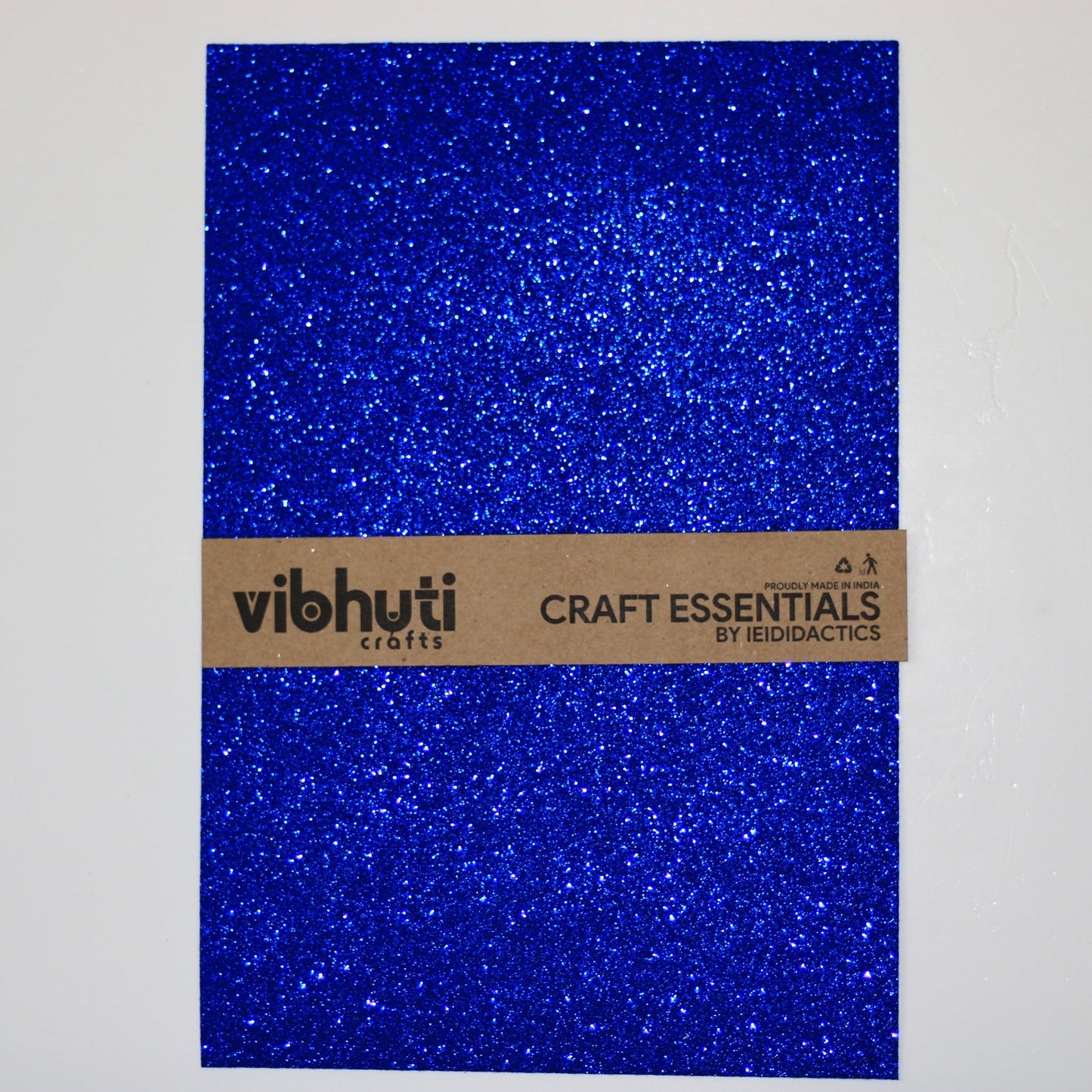 Glitter Eva Foam Sheet - A4, Pack of 10 (Single Color) Purple - MySkillShaala