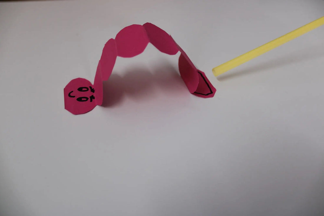 How to make a Caterpillar Toy With Paper, for Kids - VibhutiCrafts