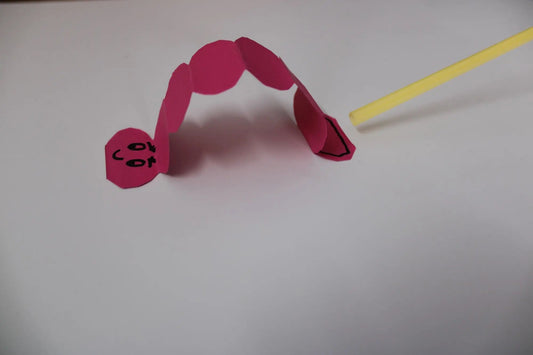 How to make a Caterpillar Toy With Paper, for Kids - VibhutiCrafts