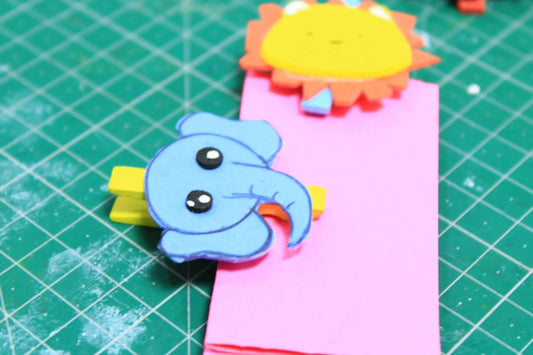 How to make your own decorative pegs using foam sheet - VibhutiCrafts