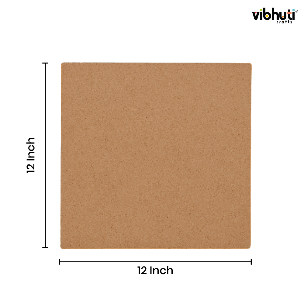 MDF Cutouts (12 x 12 MDF Board, Pack of 6)