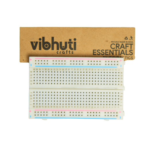 400 Points Solderless Breadboard - 1Pc - VibhutiCrafts