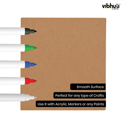 MDF Cutouts (12 x 12 MDF Board, Pack of 6)