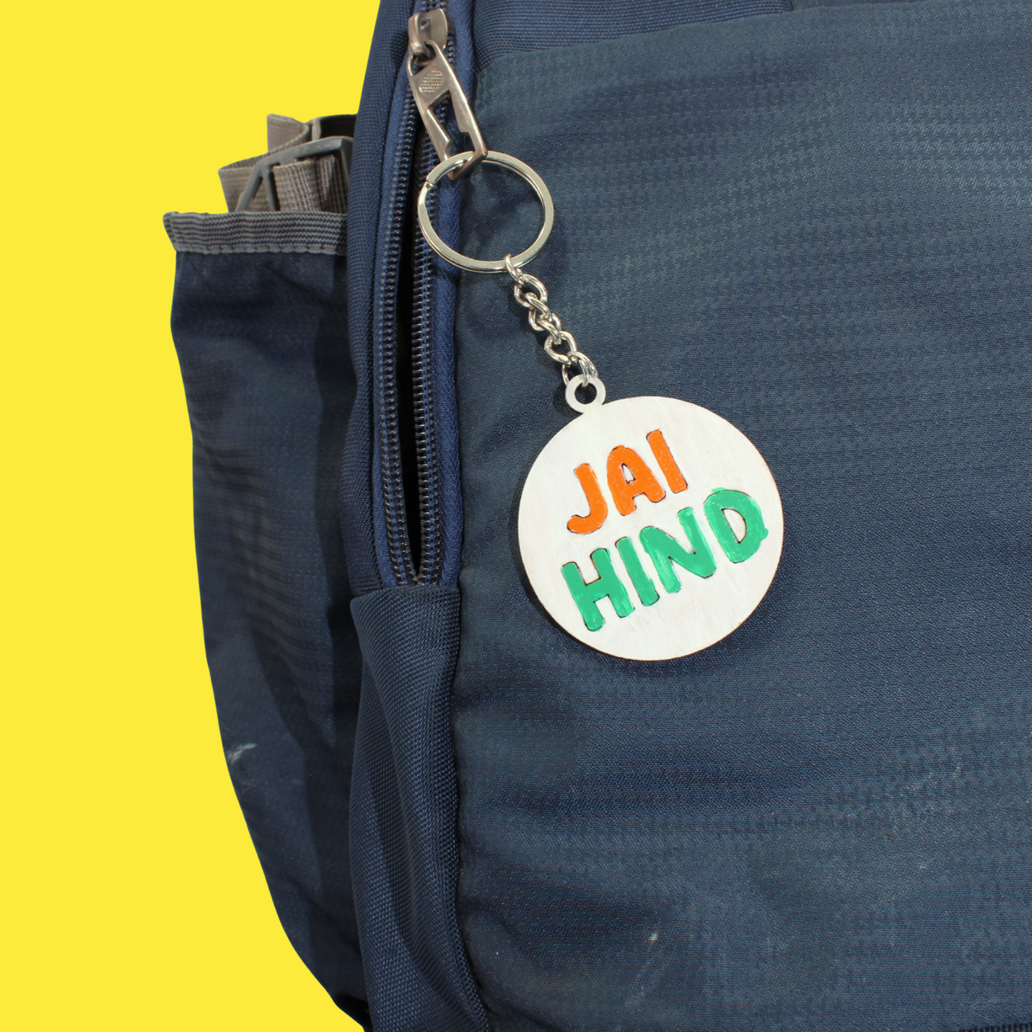 VibhutiCrafts Independence Day Keychain Painting Kit | Flag, Map, Jai Hind & More | Paints + Brush Included