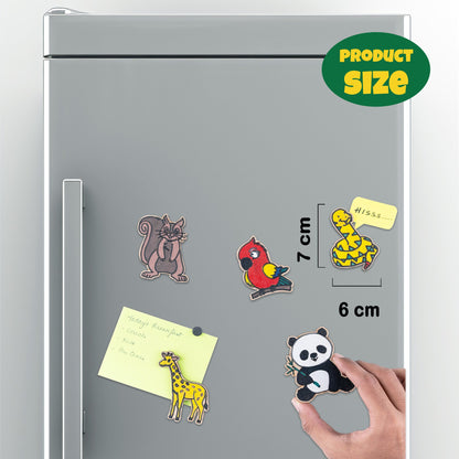 DIY Jungle Fridge Magnet Kit - Customizable Crafts for Kids & Adults - VibhutiCrafts