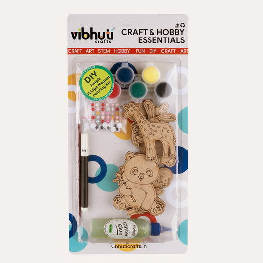 DIY Jungle Fridge Magnet Kit - Perfect Return Gift for Birthday Party - VibhutiCrafts