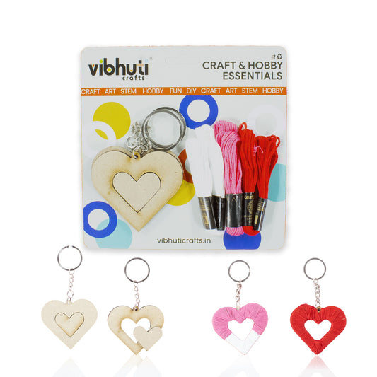 DIY String Art Keychain Kit | Perfect Valentine’s Day Gift & Date Night Activity - VibhutiCrafts