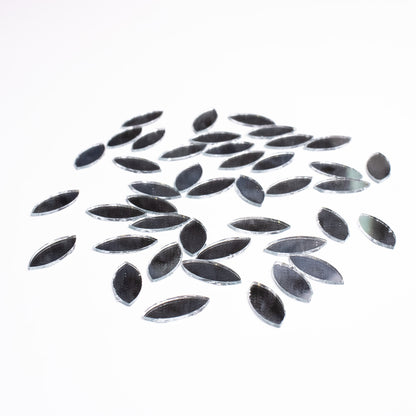 Eye Shape Mirror Cutouts (20mm, 304 Pieces) - VibhutiCrafts