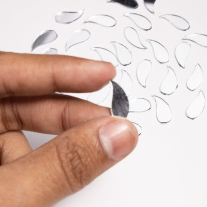Fancy Shape Mirror Cutouts (16mm) - 490 Pieces - VibhutiCrafts