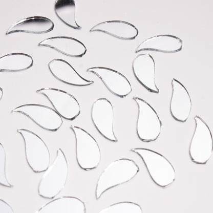 Fancy Shape Mirror Cutouts (16mm) - 490 Pieces - VibhutiCrafts