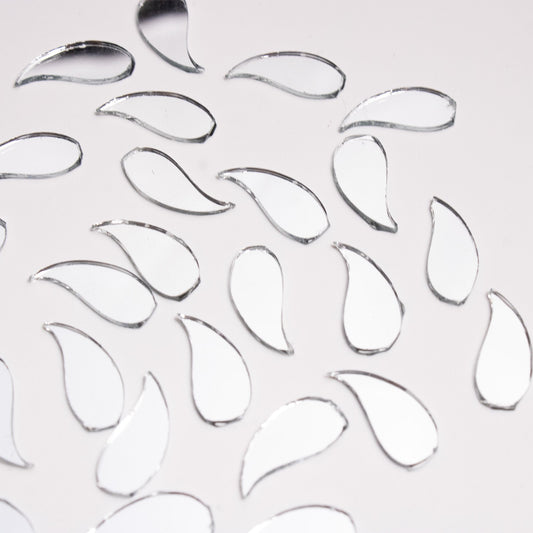 Fancy Shape Mirror Cutouts (16mm) - 490 Pieces - VibhutiCrafts