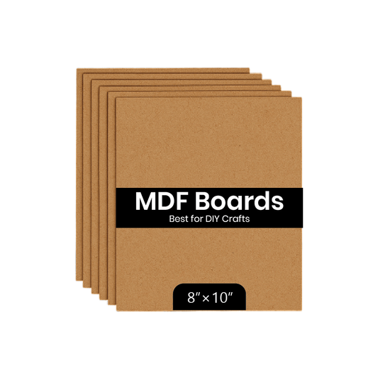 MDF Boards (8 x 10 inch, Pack of 6) - VibhutiCrafts