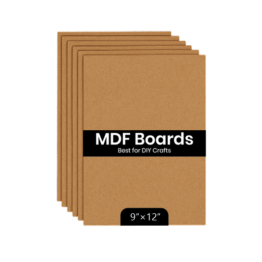 MDF Boards (9 x 12 inch, Pack of 6) - VibhutiCrafts