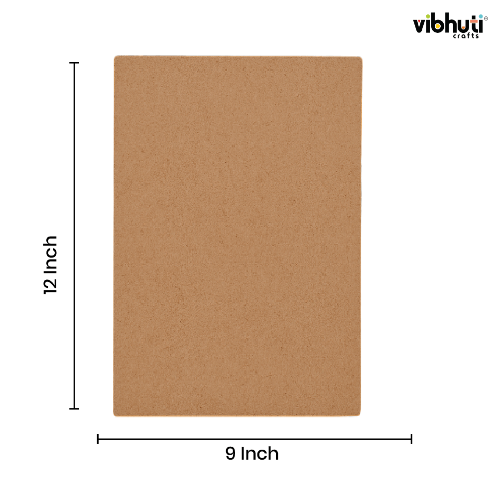 MDF Boards (9 x 12 inch, Pack of 6) - VibhutiCrafts