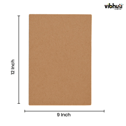 MDF Boards (9 x 12 inch, Pack of 6) - VibhutiCrafts