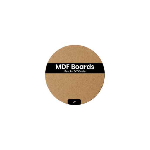 MDF Circle Base (2 inch, Pack of 6) - VibhutiCrafts