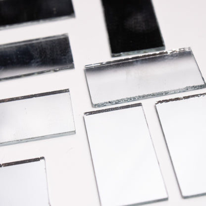 Rectangular Shape Mirror Cutout (12mm, 106 Pieces) - VibhutiCrafts