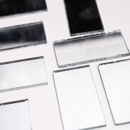 Rectangular Shape Mirror Cutout (12mm, 106 Pieces) - VibhutiCrafts