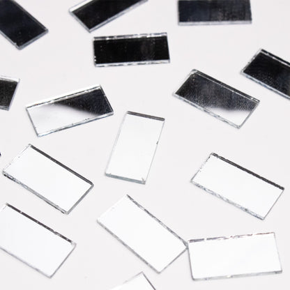 Rectangular Shape Mirror Cutouts (10mm, 170 Pieces) - VibhutiCrafts