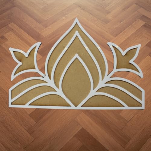 Vibhuti Crafts Reusable Rangoli Stencil Leafy Wall Edge Template - Perfect for Floor, Pooja, and Home Décor - DIY Traditional Art. - MySkillShaala