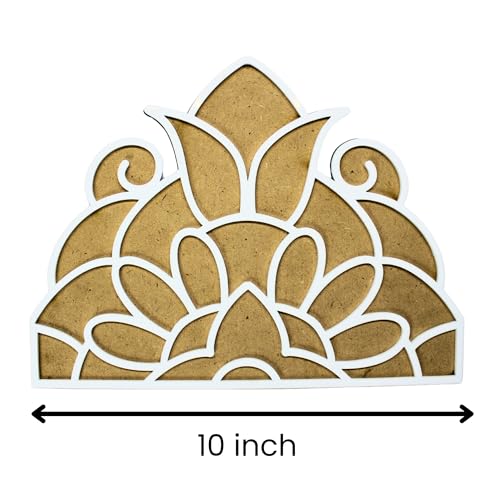 VibhutiCrafts Reusable Rangoli Stencil with Wall Edge template – Perfect for Floor, Pooja Room, and Home Décor – DIY Traditional Art - MySkillShaala