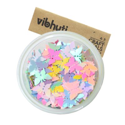 Butterfly Sequins (50 grams) - MySkillShaala