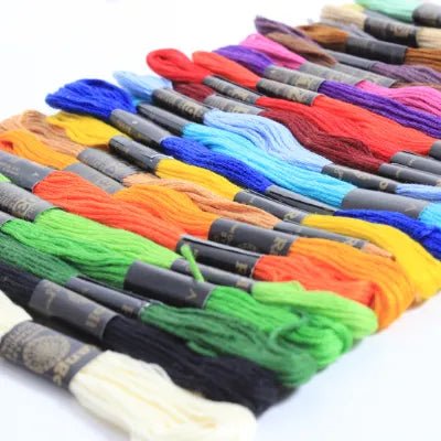 Embroidery Thread -Assorted Shades (Pack of 10) - MySkillShaala
