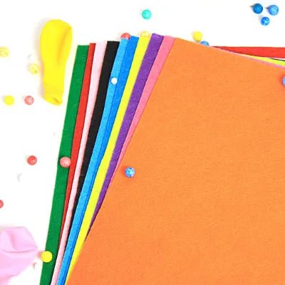 Felt Sheet - A4 (Pack of 10, Assorted Color) - MySkillShaala