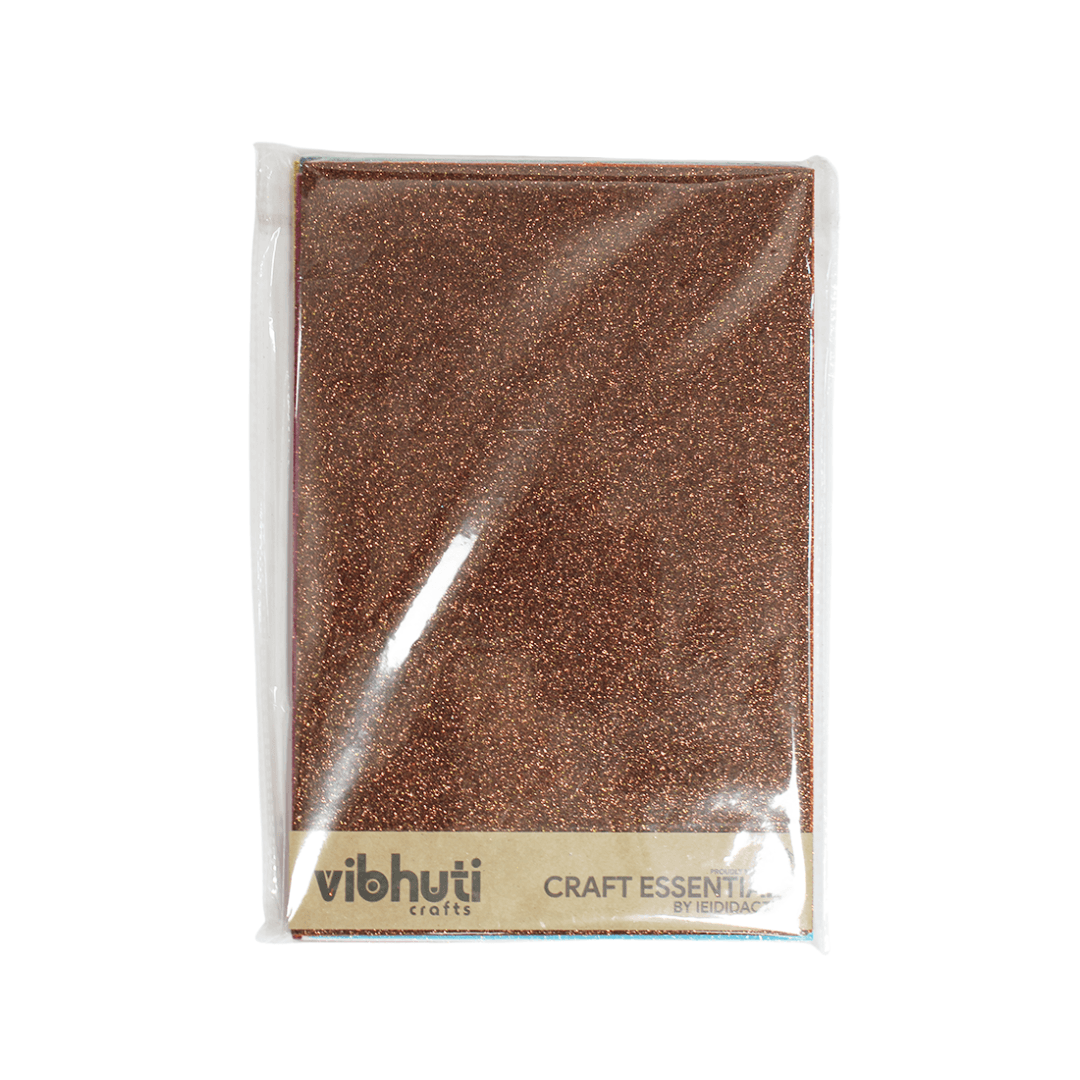 Glitter Eva Foam Sheet -A4, Pack of 10 (Assorted Color) - MySkillShaala