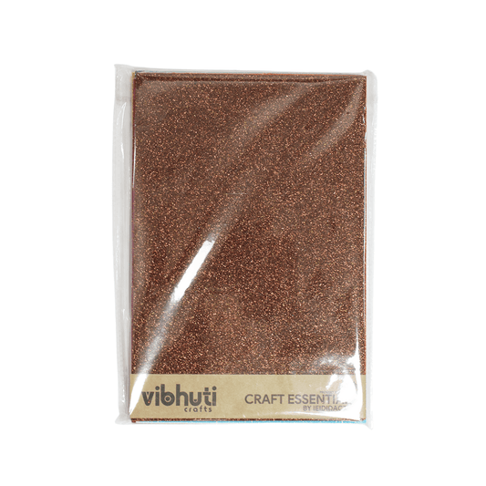 Glitter Eva Foam Sheet -A4, Pack of 10 (Assorted Color) - MySkillShaala