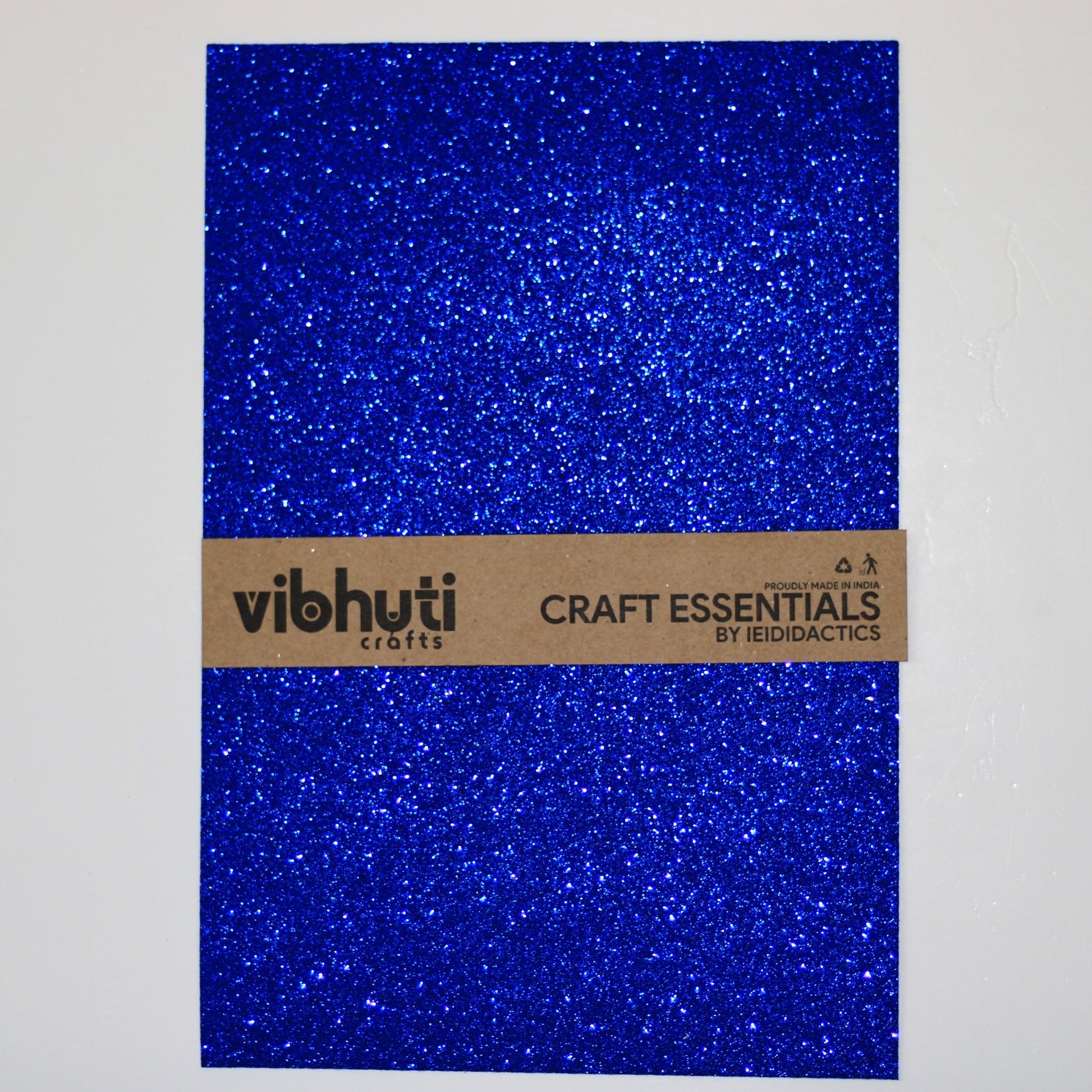 Glitter Eva Foam Sheet - A4, Pack of 10 (Single Color) Purple - MySkillShaala