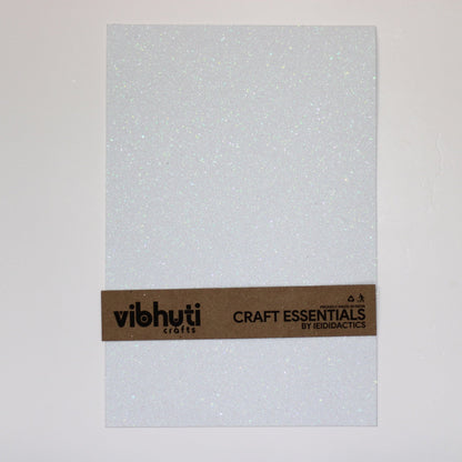 Glitter Eva Foam Sheet - A4, Pack of 10 (Single Color) Purple - MySkillShaala