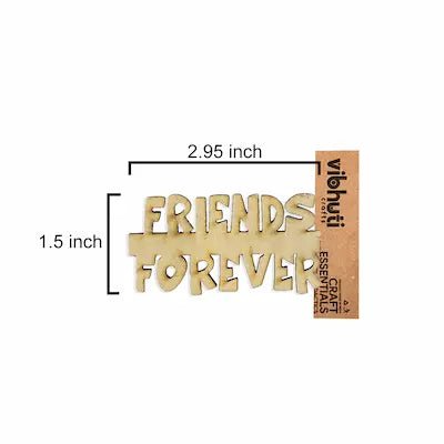 MDF Shaped Cutout - FRIENDS FOREVER - MySkillShaala