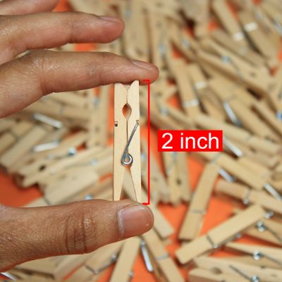 Natural Wooden Pegs - 2 inch - MySkillShaala