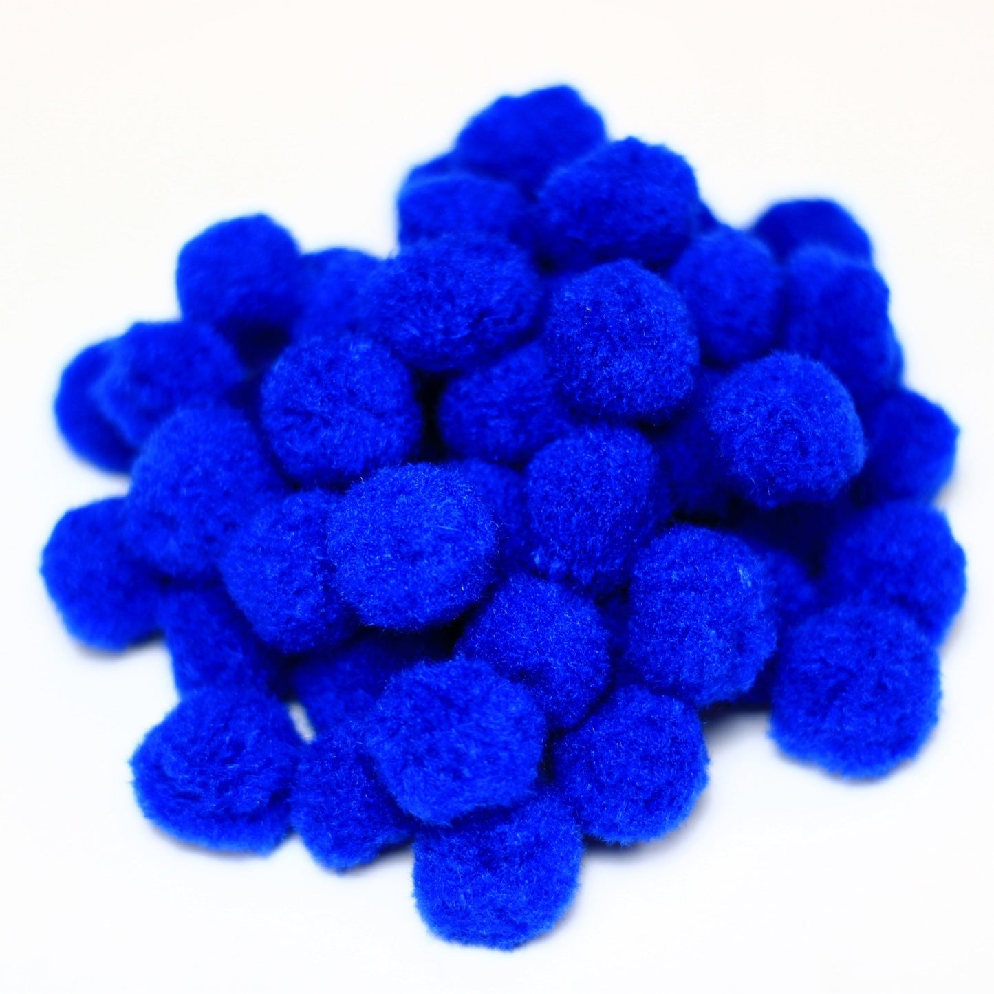 Pom Pom (Single Colour, Pack of 100) Blue - MySkillShaala