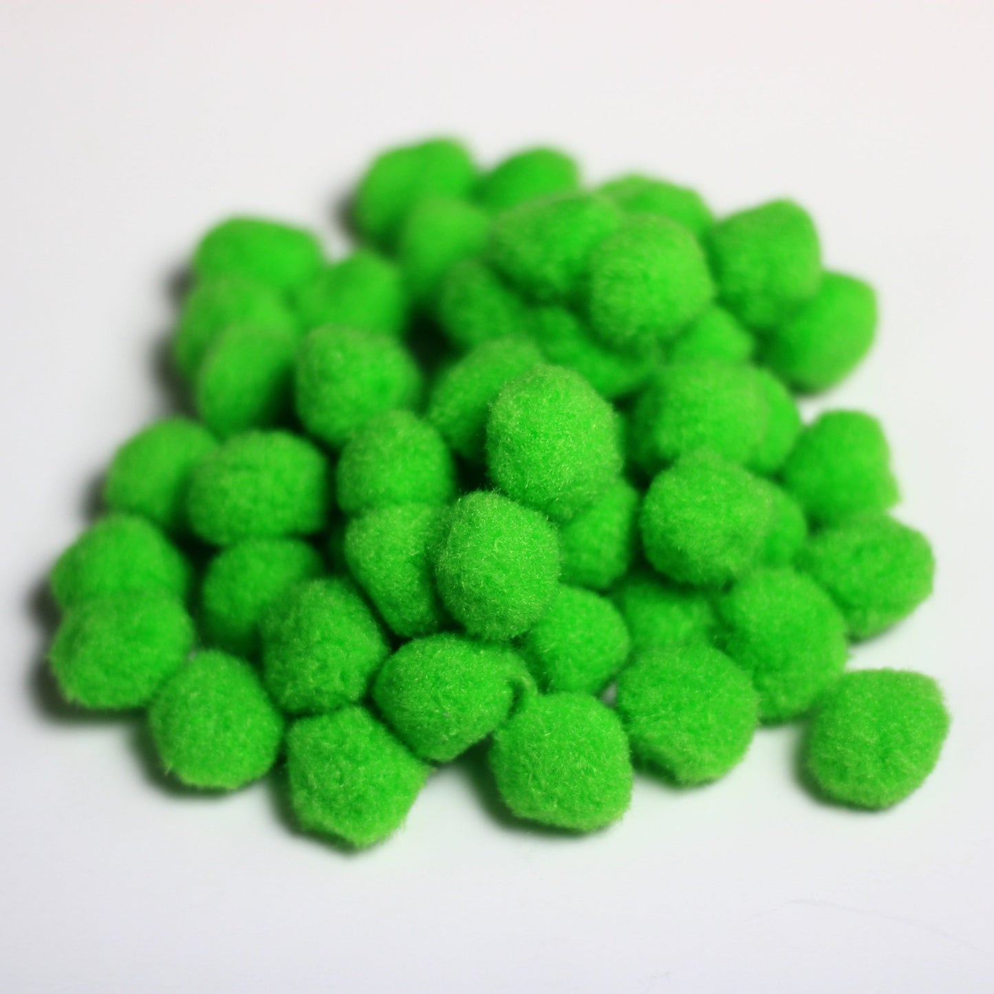 Pom Pom (Single Colour, Pack of 100) Light Green - MySkillShaala