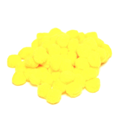 Pom Pom (Single Colour, Pack of 100) Light Yellow - MySkillShaala