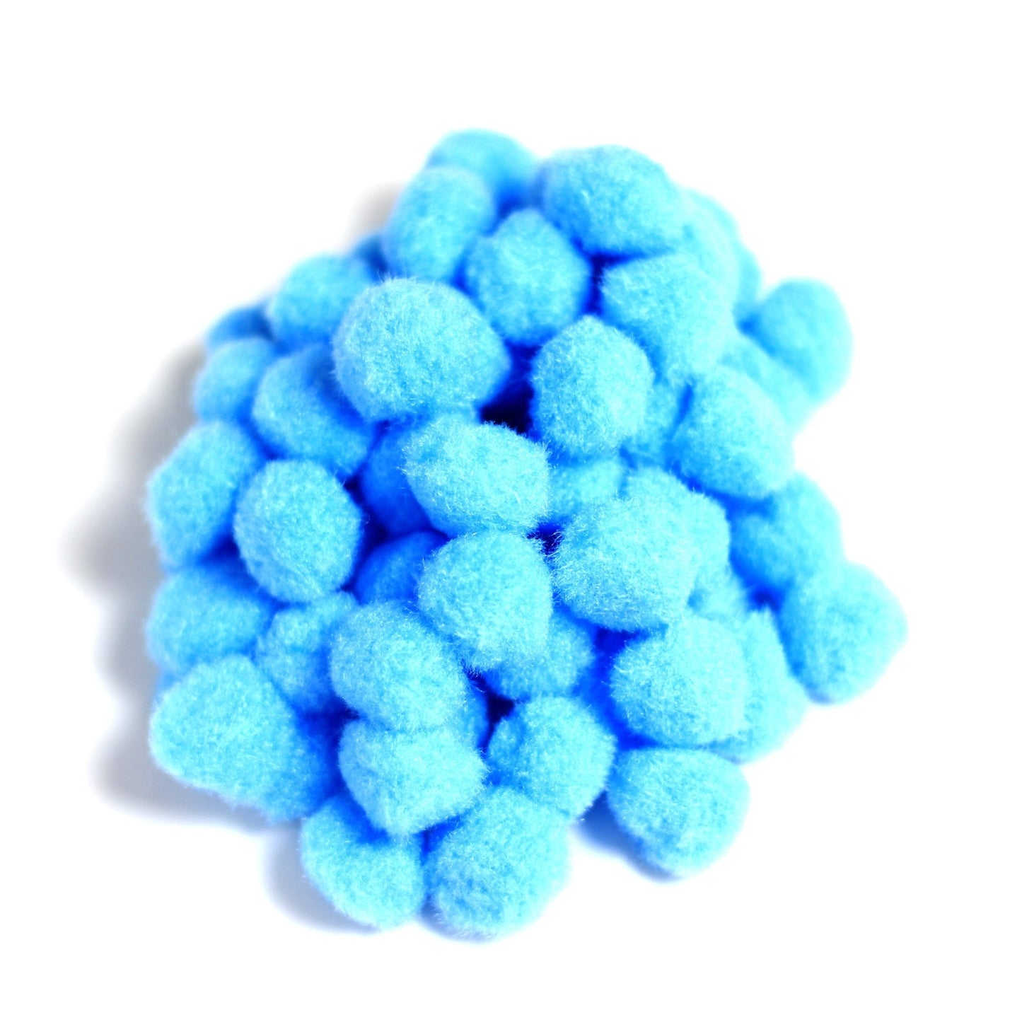 Pom Pom (Single Colour, Pack of 100) Sky Blue - MySkillShaala